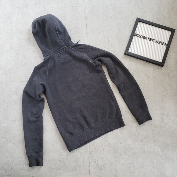 Aritzia TNA Baltic Hoodie Sweater - Grey & Teal - Picture 2 of 11